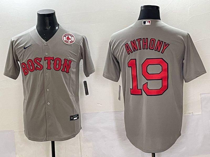 Men Boston Red Sox Nike #19 Anthony Grey 2025 MLB Jersey 08->boston red sox->MLB Jersey
